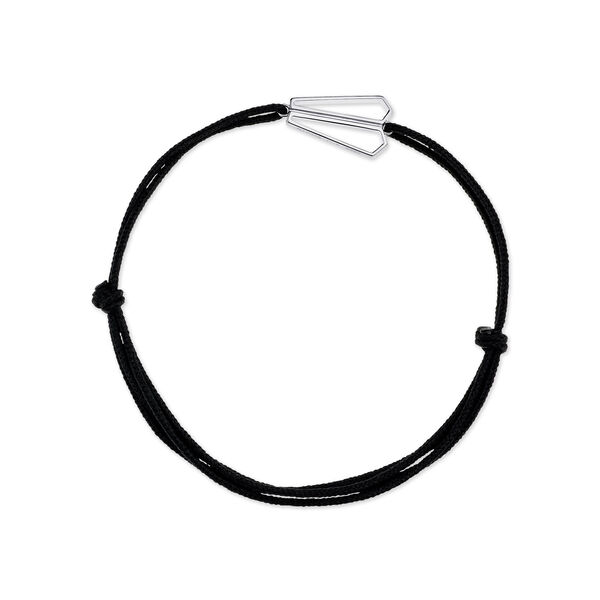 Sterling Silver Charity Cord Bracelet